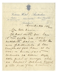 Mata Hari Autograph Letter Signed -- Scarce as Signed With Her Stage Name ''Mata Hari''